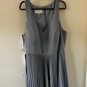 Azazie Lindsey Size 22 Dusty Blue, NWT